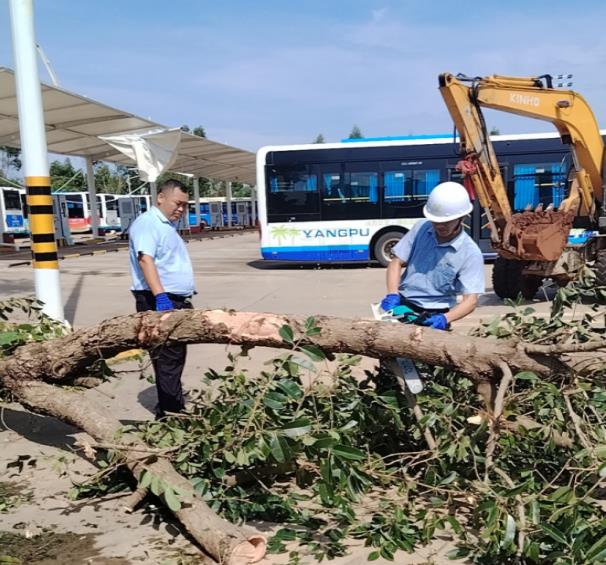 公交公司迅速響應(yīng)災(zāi)后清障工作，全力以赴恢復(fù)車輛運營